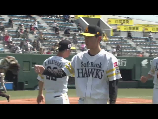 【ファーム】仕上がり順調!! ホークス・大津亮介 3回を無失点に抑える好投!!  2024年3月29日 福岡ソフトバンクホークス 対 阪神タイガース