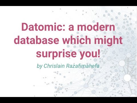 Datomic: a modern database which might surprise you! (Chrislain Razafimahefa)