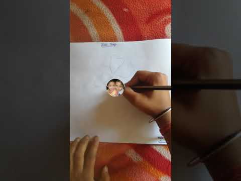 VEDANSHI VEDISHA art and craft how do make a pencil sketch shading Pansy flowers easy and simple