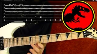 Guitar Lesson - JURASSIC PARK Theme -  With Printable Tabs!