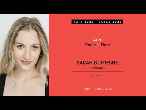 Sarah Dufresne - CMIM Voice 2022 - Final Thumbnail