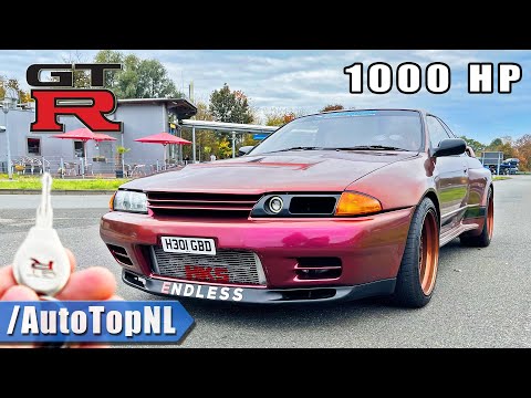 1000HP NISSAN GTR R32 | REVIEW on AUTOBAHN [NO SPEED LIMIT] by AutoTopNL