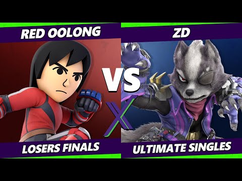 S@X 461 Losers Finals - ZD (Wolf) Vs. Red Oolong (Mii Brawler) Smash Ultimate - SSBU
