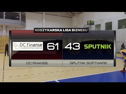 DC Finanse vs Sputnik Software - XVIII kolejka - Superliga Poznań - Koszykarska Liga Biznesu
