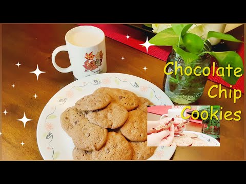 Best Chocolate Chip Cookies/Perfect Chocolate Chip cookies with almond milk/BAKING SECRET/