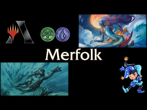 Blue Green Merfolk - Historic Magic Arena Deck - November 8th, 2021