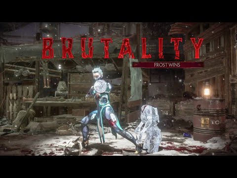 Mortal Kombat 11 'Frost Drill Deep Brutality' Gameplay (2019) HD