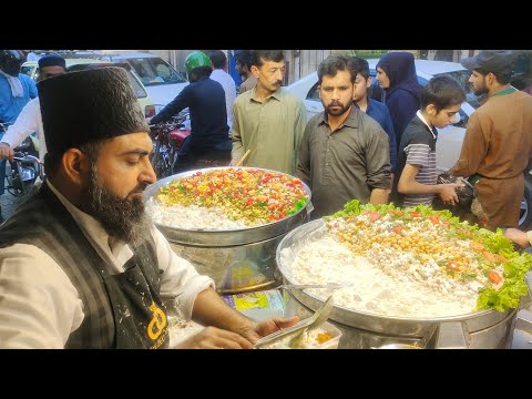 Kartar pura Food Street I Akbar G Fruit Chaat I Lahori Cream Chaat Recipe