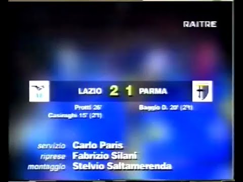 1996-97 (4a - 29-09-1996) Lazio-Parma 2-1 [Protti,Casiraghi,D.Baggio] Servizio D.S.Rai3