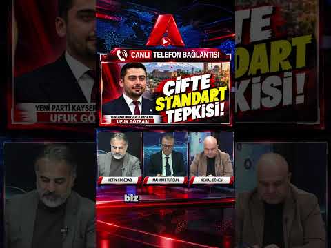UFUK GÖZBAŞI'NDAN KAYSERİ'DE ÇİFTE STANDART TEPKİSİ!