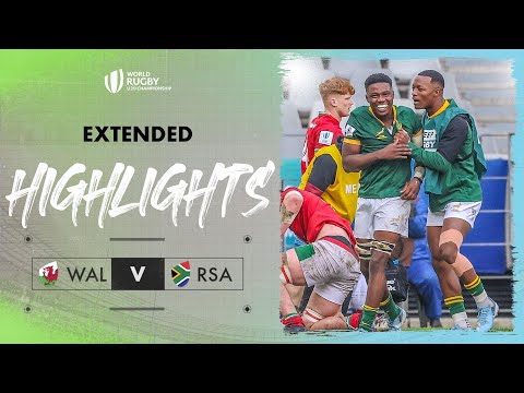 Junior Bok EXCELLENCE | Wales v South Africa | World Rugby U20 Championship 2024 Extended Highlights
