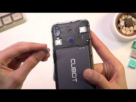 How to Insert SIM & SD in CUBOT R19 – Find Cards Slot