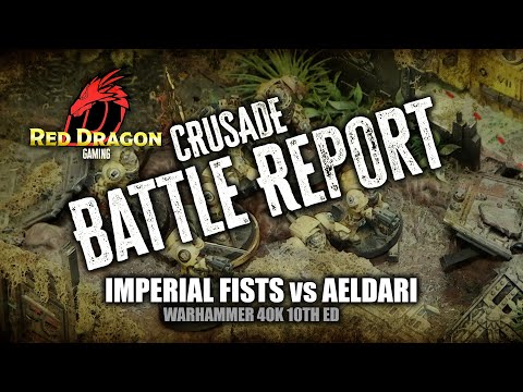 Crusade Game Imperial Fists vs Aeldari