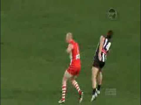 Barry Hall punches Shane Wakelin