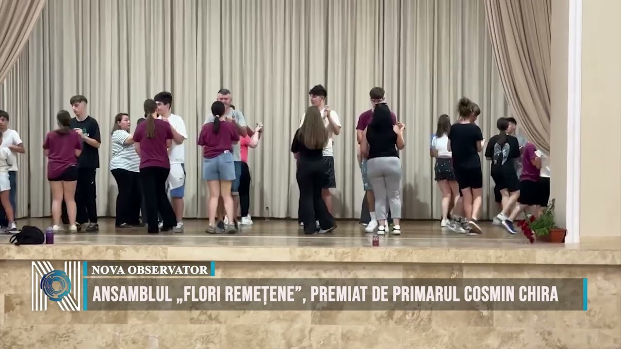 Ansamblul „Flori Remețene”, premiat de primarul Cosmin Chira