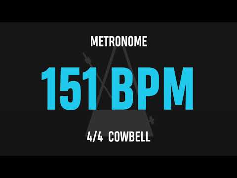 151 BPM 4/4 - Best Metronome (Cowbell)
