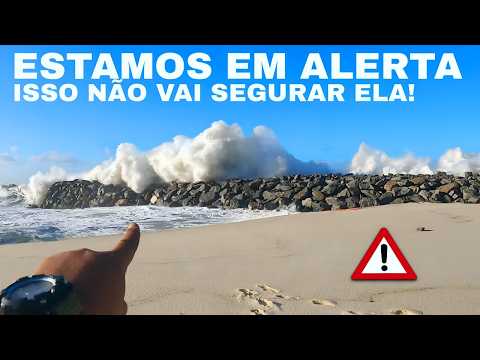 Itaipuaçu Maricá: Raging Sea Hits Artificial Reef and Causes Damage!