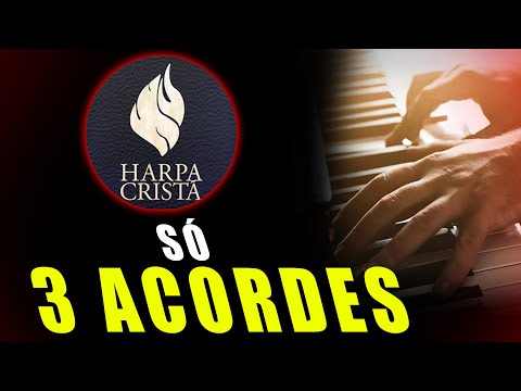 Toque com APENAS 3 ACORDES, qualquer hino da harpa cristã no TECLADO!