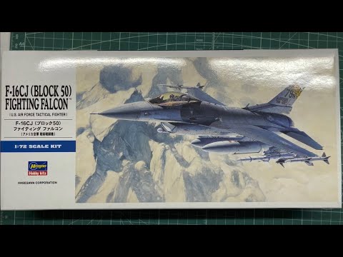 Hasegawa F-16CJ Block 50 Fighting Falcon U.S. Air Force Tactical Fighter 1/72 Scale Model Aircraft