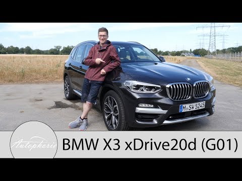 2018 BMW X3 xDrive20d (G01) Driving Report / Base Diesel of the Midsize SUV Review - Autophorie