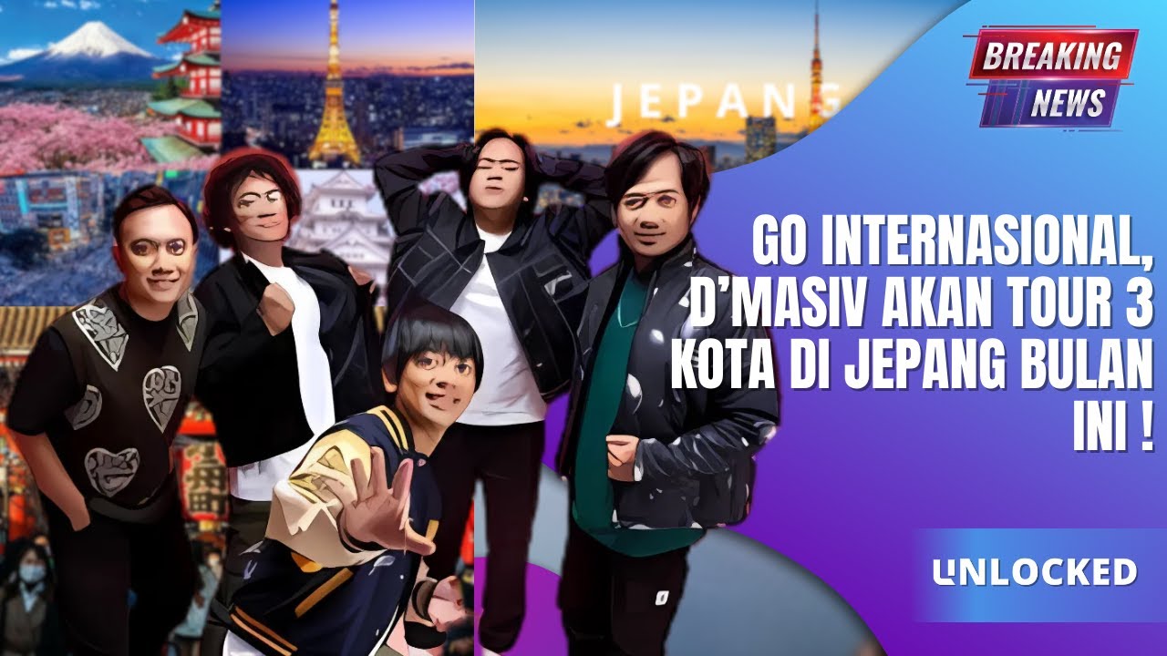 Perjalanan Internasional D'MASIV: Tur Tiga Kota di Jepang