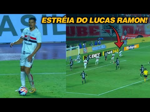 ESTRÉIA DE LUCAS RAMON NO SÃO PAULO