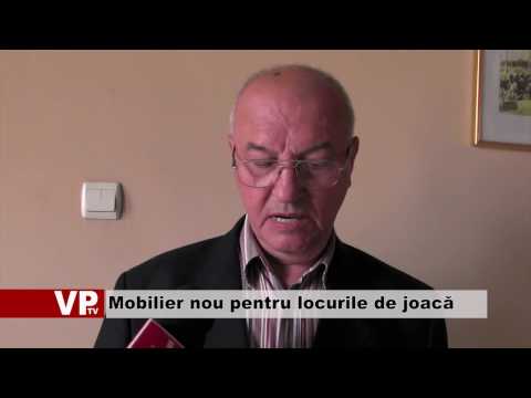 Mobilier nou pentru locurile de joacă