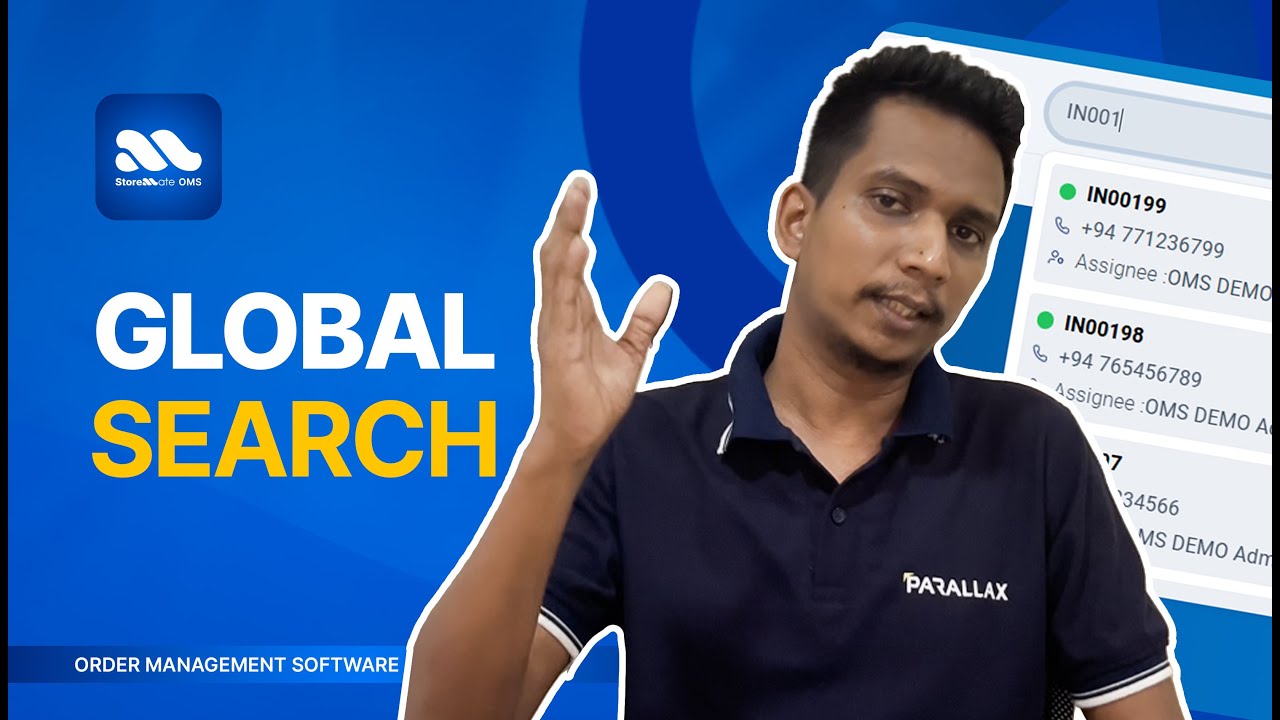 Storemate OMS course — Global Search
