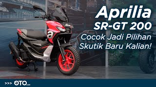Aprilia SR-GT 200, Calon Skutik Advanture Laku! | First Impression