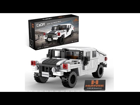 CADA Humvee SUV Car Building Kit Authorized Car Model Set 328 pcs @Staylegoland