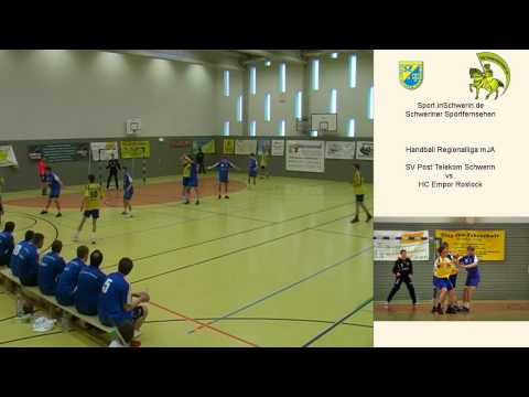 Handball Regionalliga mJA 21:21 (12:10) SV Post Schwerin vs. HC Empor Rostock