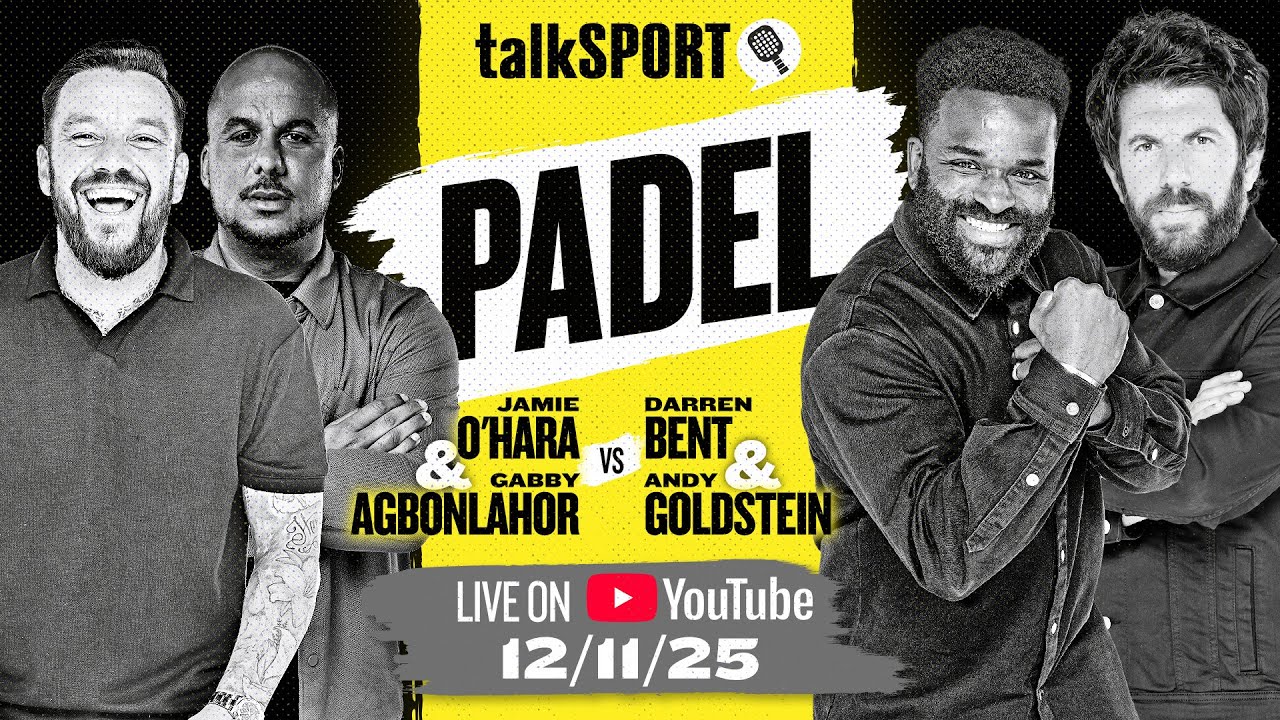 talkSPORT PADEL: Jamie O'Hara & Gabby Agbonlahor v Andy Goldstein & Darren Bent