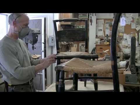 Recreating Side Rails for a Hitchcock Chair - Thomas Johnson Antique Furniture Restoration