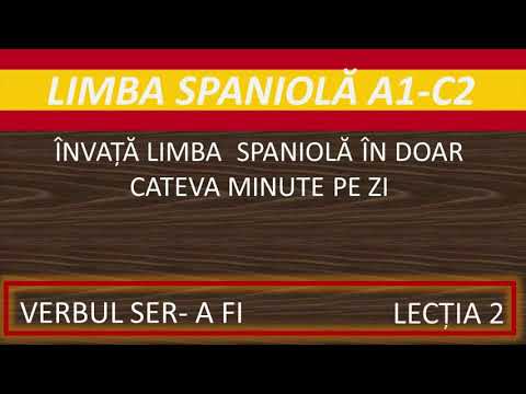 The verb SER- to be // Learn Spanish in just a few minutes a day // #2