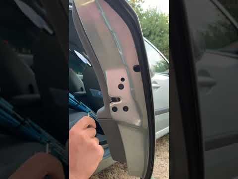 Verrouillage manuel porte arrière