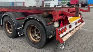MJS  3 axle Transfer trailer / 3 achse Abrollanh&auml;nger container chassis trailer | Image 4 - Autoline