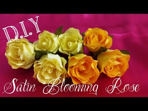 D.I.Y. Satin Blooming Rose Tutorial | MyInDulzens