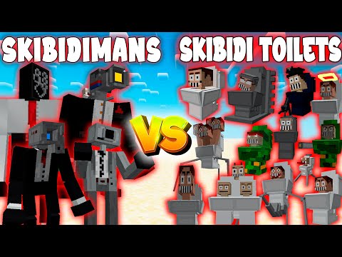 Epic Minecraft Mob Battle: Speakerman & Cameraman vs SKIBIDI Toilet