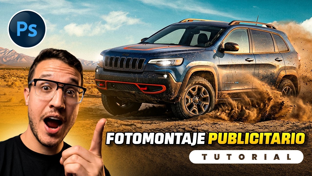 🤯 Crea un FOTOMONTAJE PUBLICITARIO PRO en Photoshop 🔥