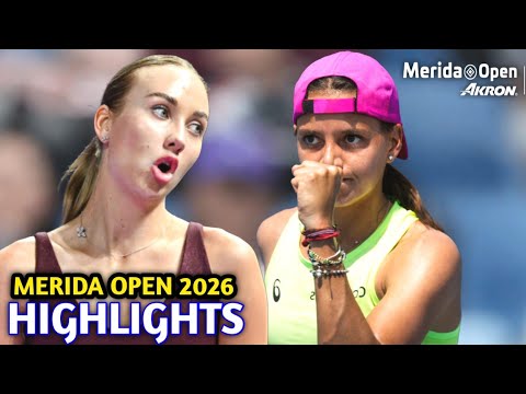 Emiliana Arango vs. Anastasia Potapova Round 1 Highlights | Merida Open 2026