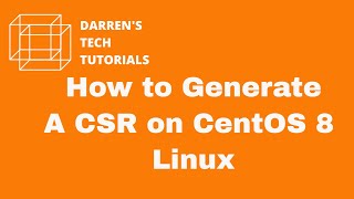 YouTube Thumbnail for How to Generate a CSR on CentOS 8