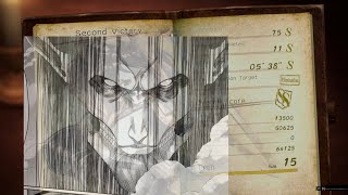5'38" Second Victory Offline Solo Speedrun Inferno Mode SS Rank | AoT 2: Final Battle PS5