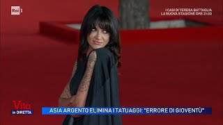 Asia Argento: "Via tutti i tatuaggi, un errore di gioventù" - Vita in diretta 26