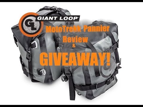 GiantLoop MotoTrekk Panniers Review and GIVEAWAY!