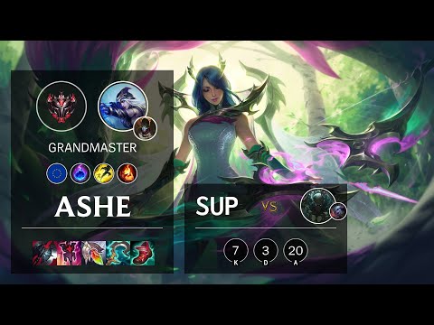 Ashe Support vs Pyke - EUW Grandmaster Patch 11.1