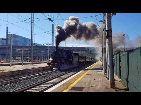 TRENO A VAPORE A ROMA TIBURTINA