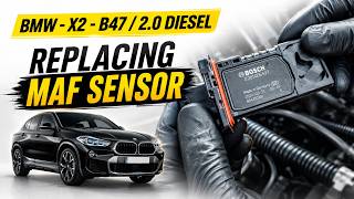 How to Replace the MAF Sensor on BMW X2 (2019) | B47 2.0 Diesel | Step-by-Step