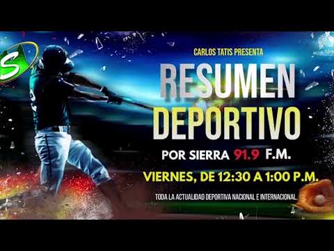 RESUMEN DEPORTIVO Programa No 1,119 Viernes 7, Agosto 2026