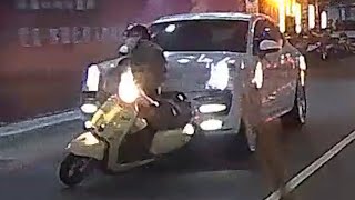 【車禍影片】我早就知道我會出事，所以先打雙黃燈了（2025.09.09 高雄市左營區博愛二路