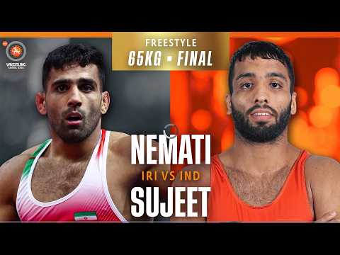 FINAL | Peyman Ali NEMATI (IRI) vs. Sujeet SUJEET (IND). Zagreb Open 2026   Gold Medal | FS 65Kg